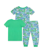 dino 3-piece bamboo toddler pajama set