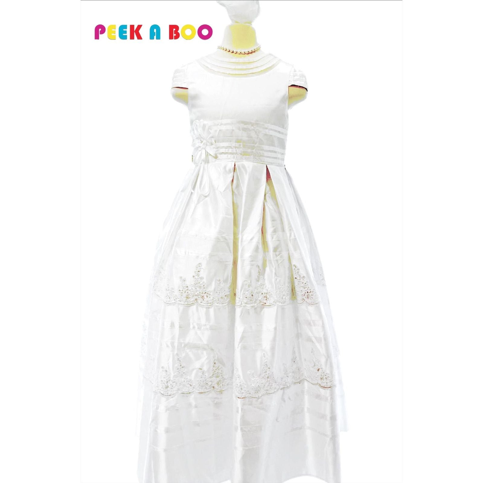First Communion Dress PEEK A BOO