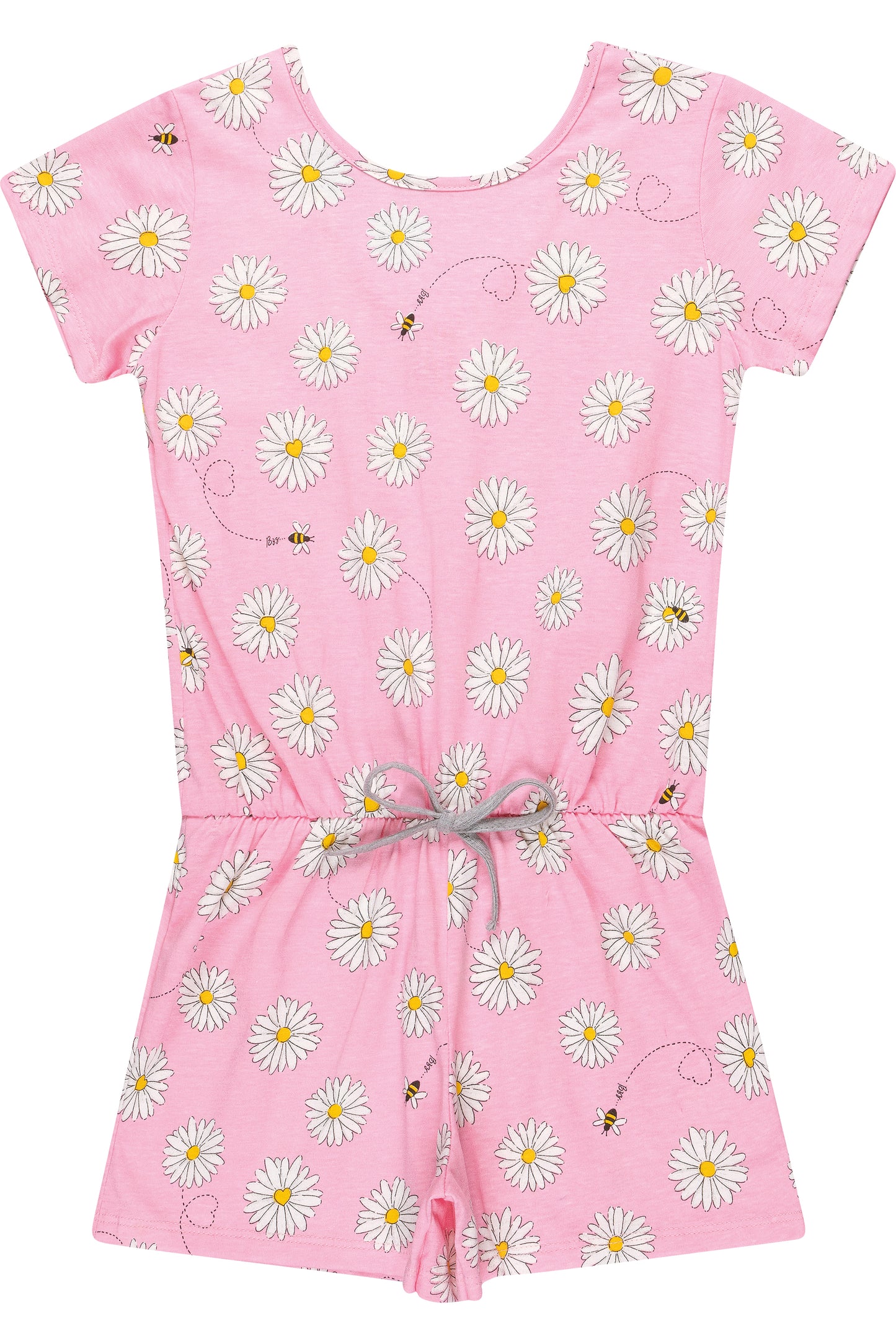 pink flowers jumpsuit