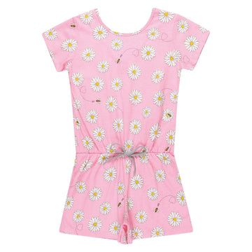 Pink Flowers Jumpsuit PEEK A BOO