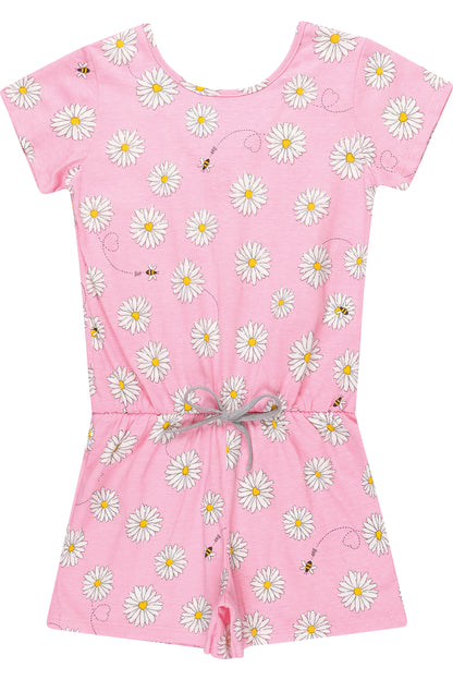 Pink Flowers Jumpsuit