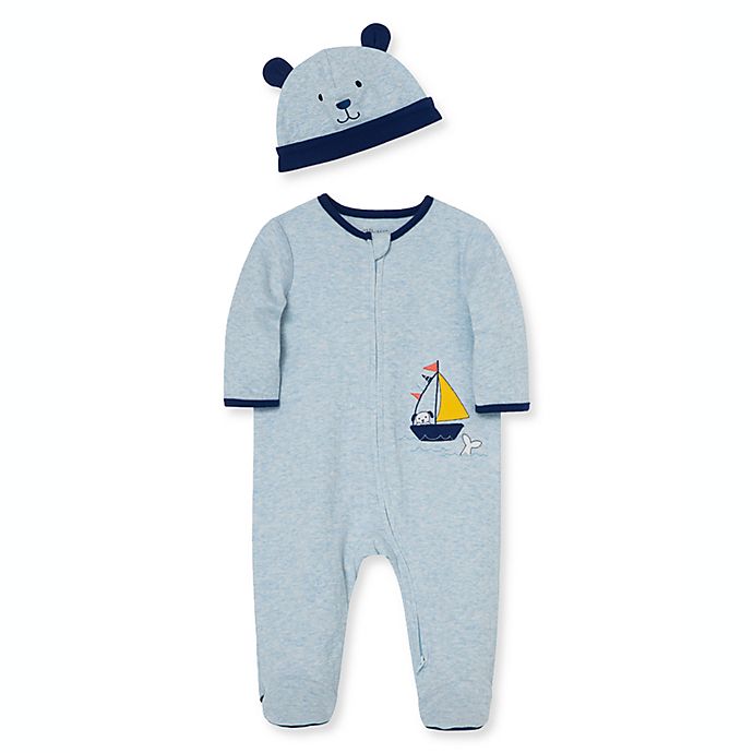 baby boys splash puppy footies and hat