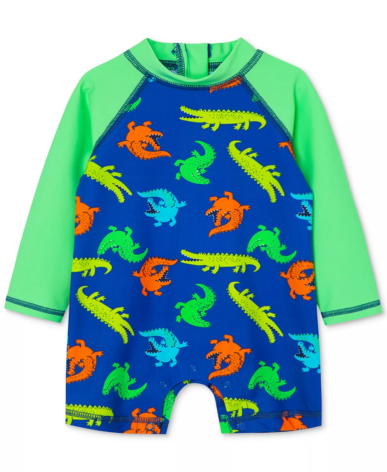 baby boys gator long-sleeve rash guard