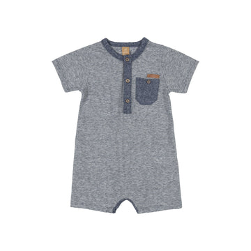 Blue Stripes Romper PEEK A BOO