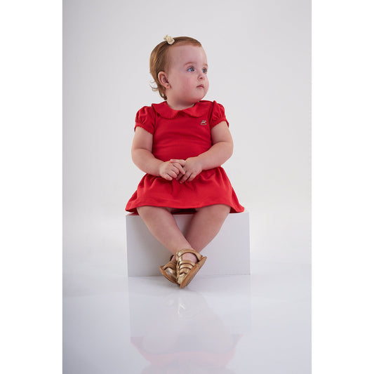 Red Bodysuit Dress PEEK A BOO