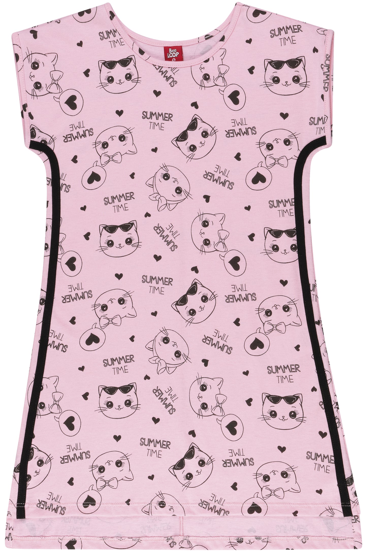 pinky cats dress