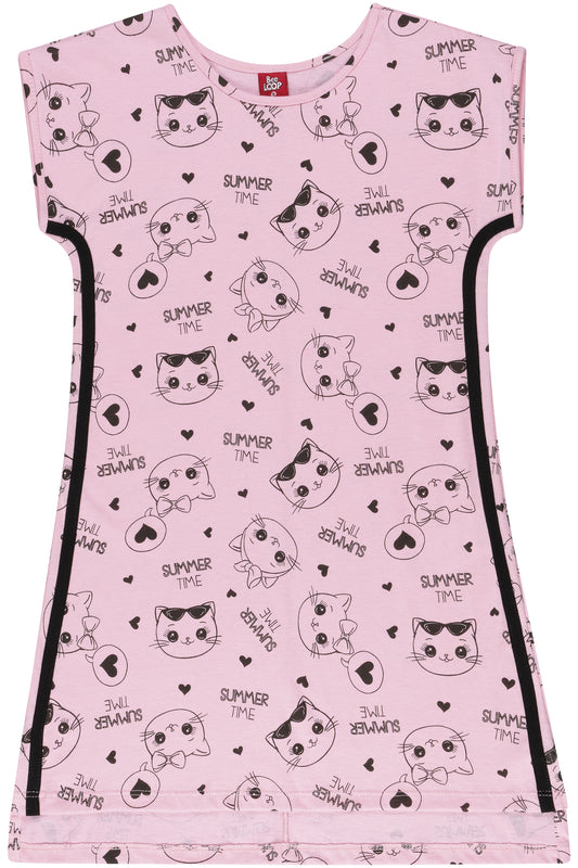 Pinky Cats Dress