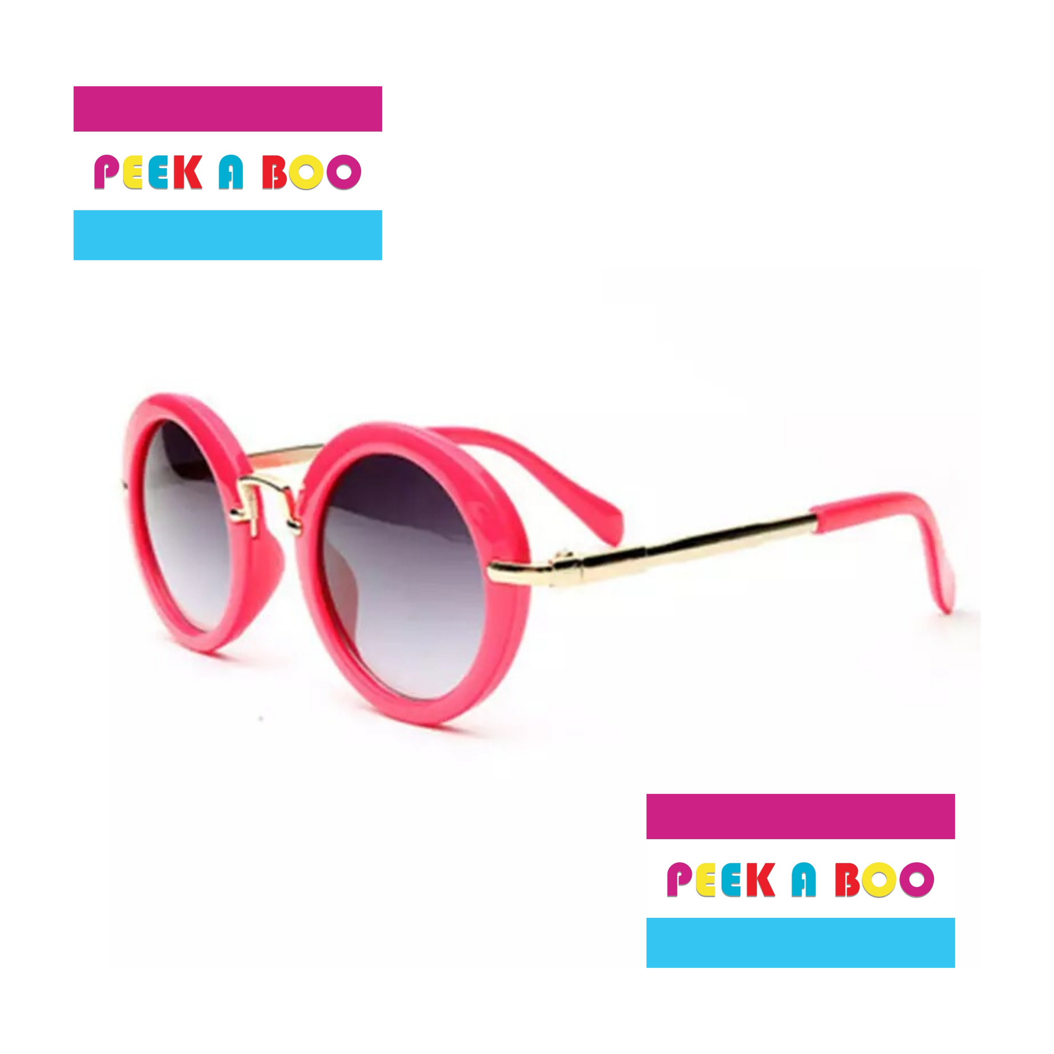 Girls Round Sunglasses PEEK A BOO