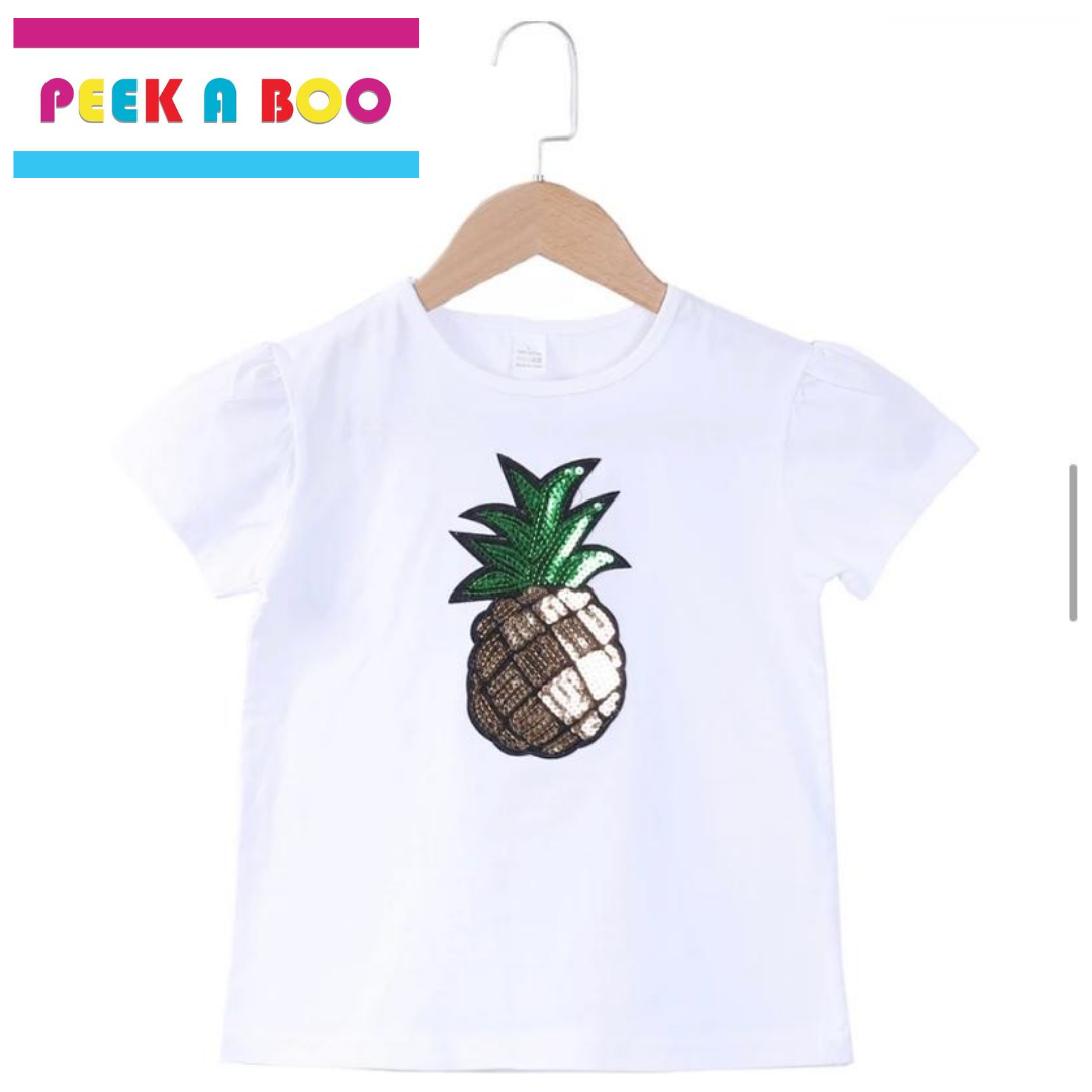 Pineapple Sequin Shirt PEEK A BOO