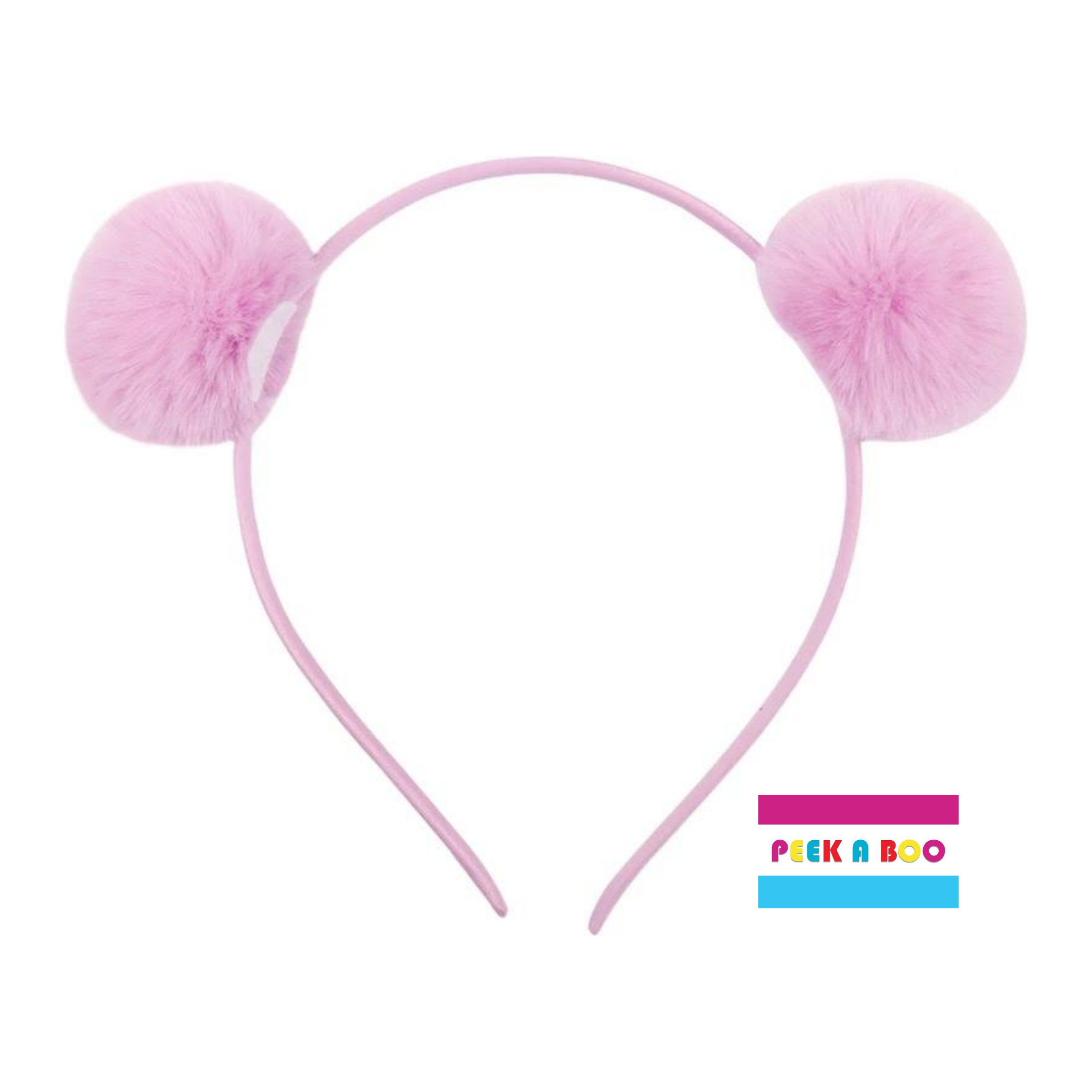 Small Pom Pom Headband PEEK A BOO