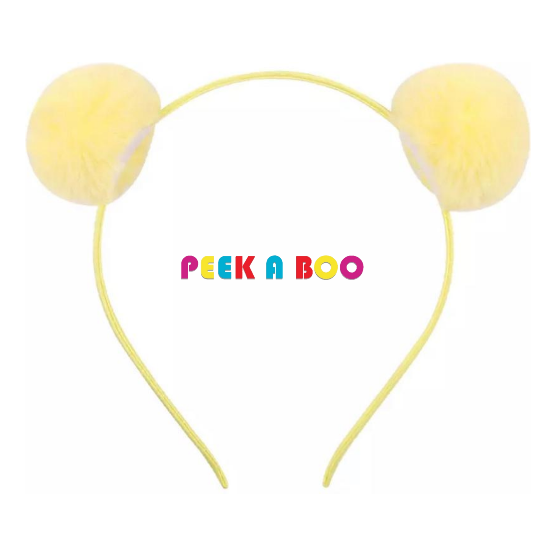 Small Pom Pom Headband PEEK A BOO
