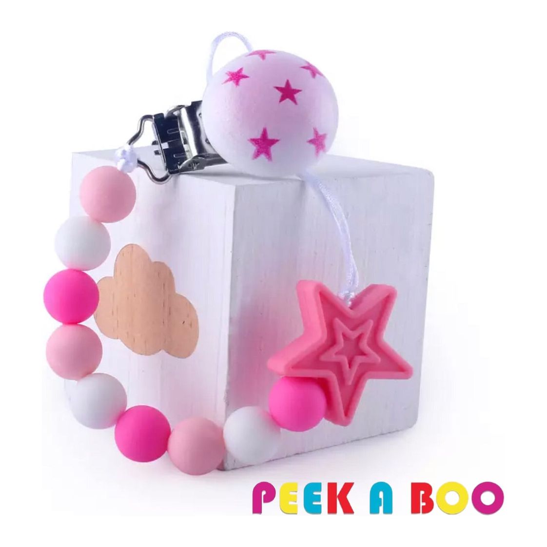 Pacifier BABY Holder PEEK A BOO