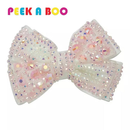 4" Rhinestone Hair Bow