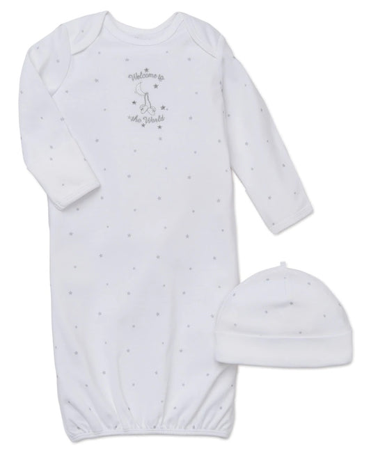 Welcome To The World Sleeper Gown and Hat