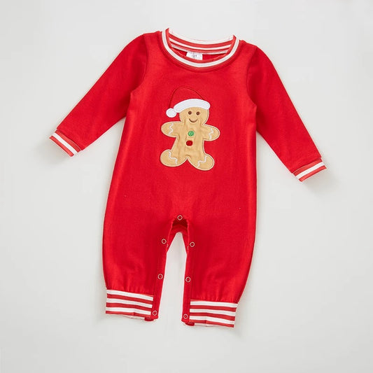 Boys Gingerbread Romper