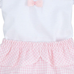 GIRLS T-SHIRT AND KNICKERS PEEK A BOO
