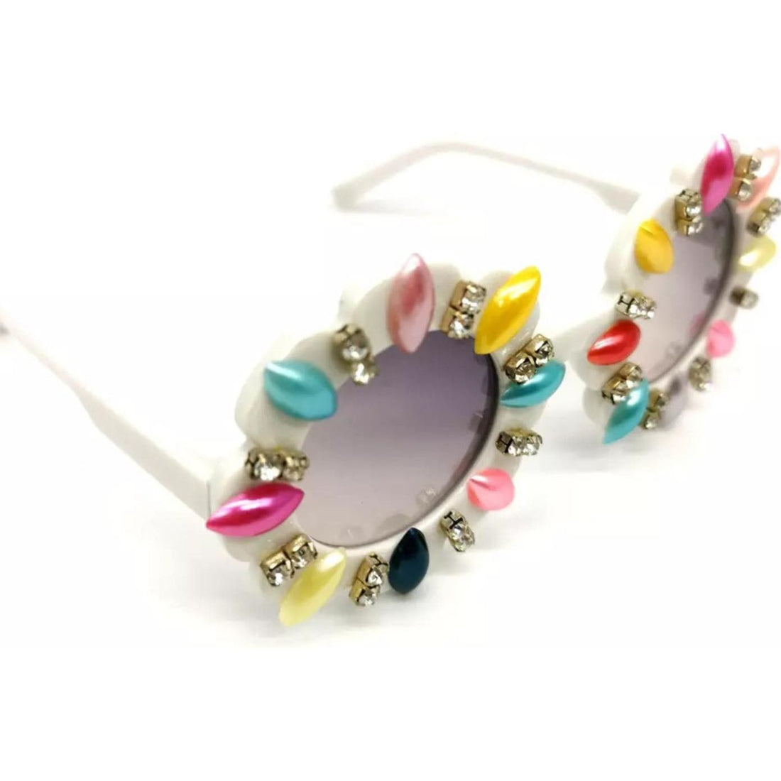 Colorful Diamond Sunglasses PEEK A BOO