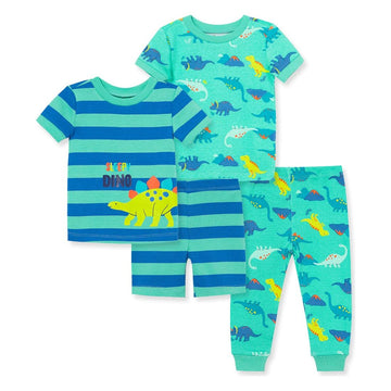 Dino Toddler 4-Piece Pajama Set PEEK A BOO
