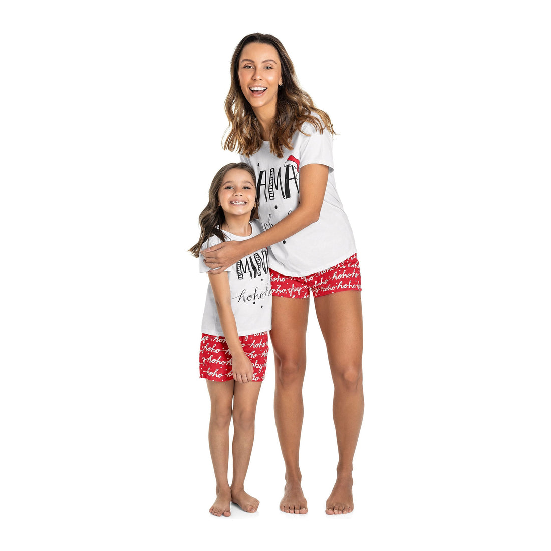 Girls Mini Christmas Matching Pajamas PEEK A BOO