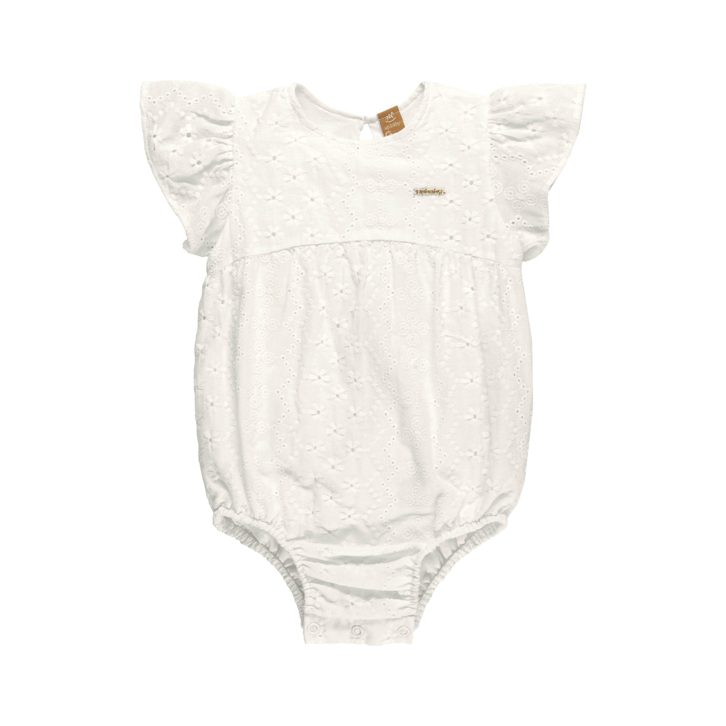 Boho Romper & Dress White PEEK A BOO