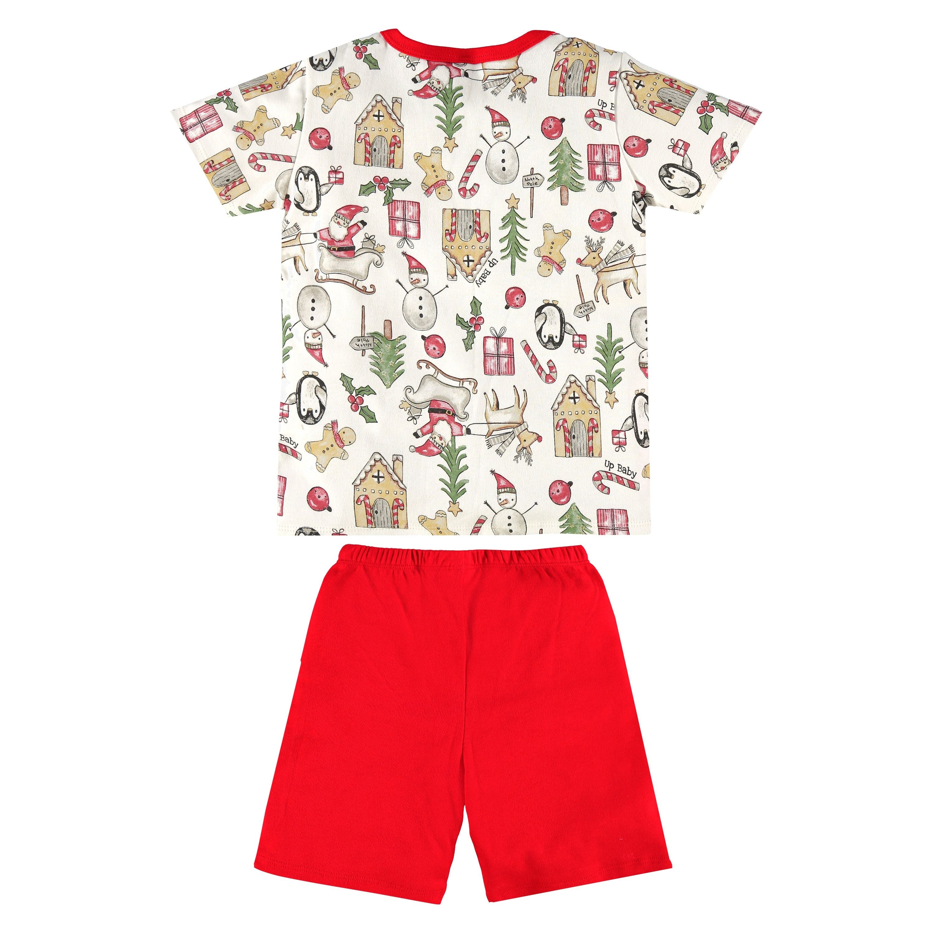 Boys Christmas Pajama Short Set PEEK A BOO