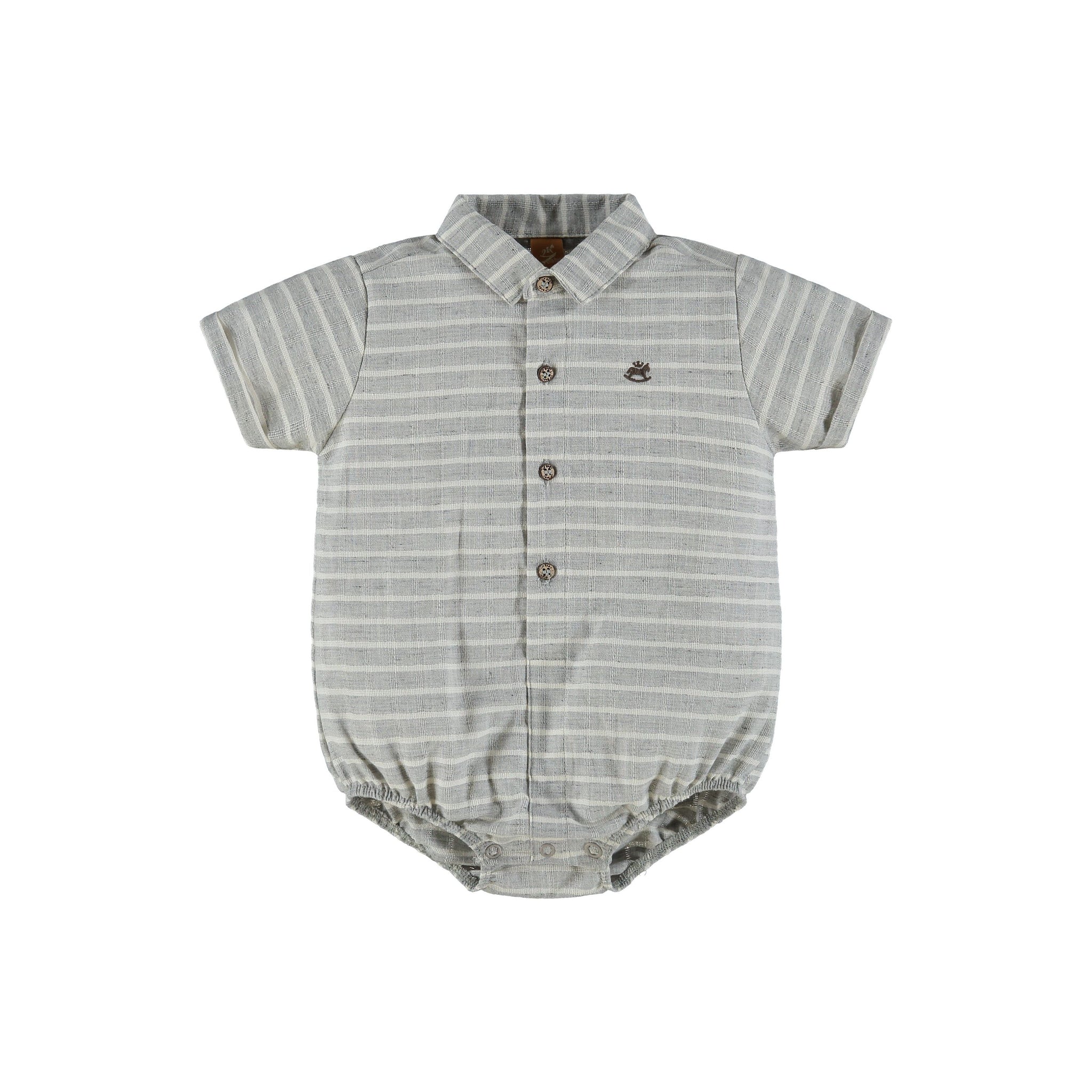 Boy’s Woven Bodysuit