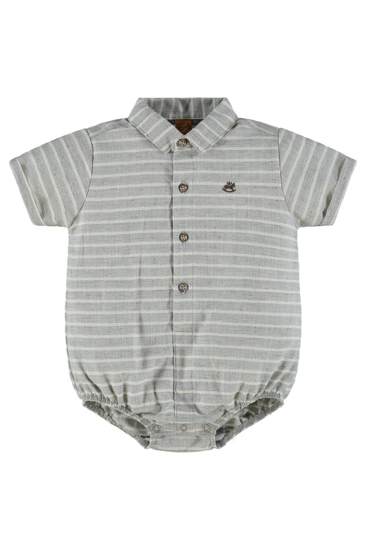 Boy’s Woven Bodysuit