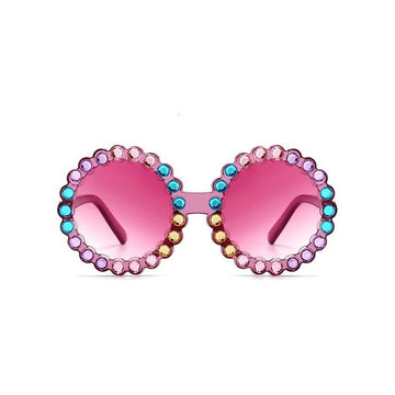 Color Diamond Sunglasses PEEK A BOO