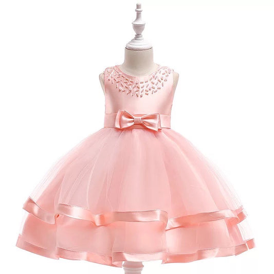 Pink Pearl Girl Dress