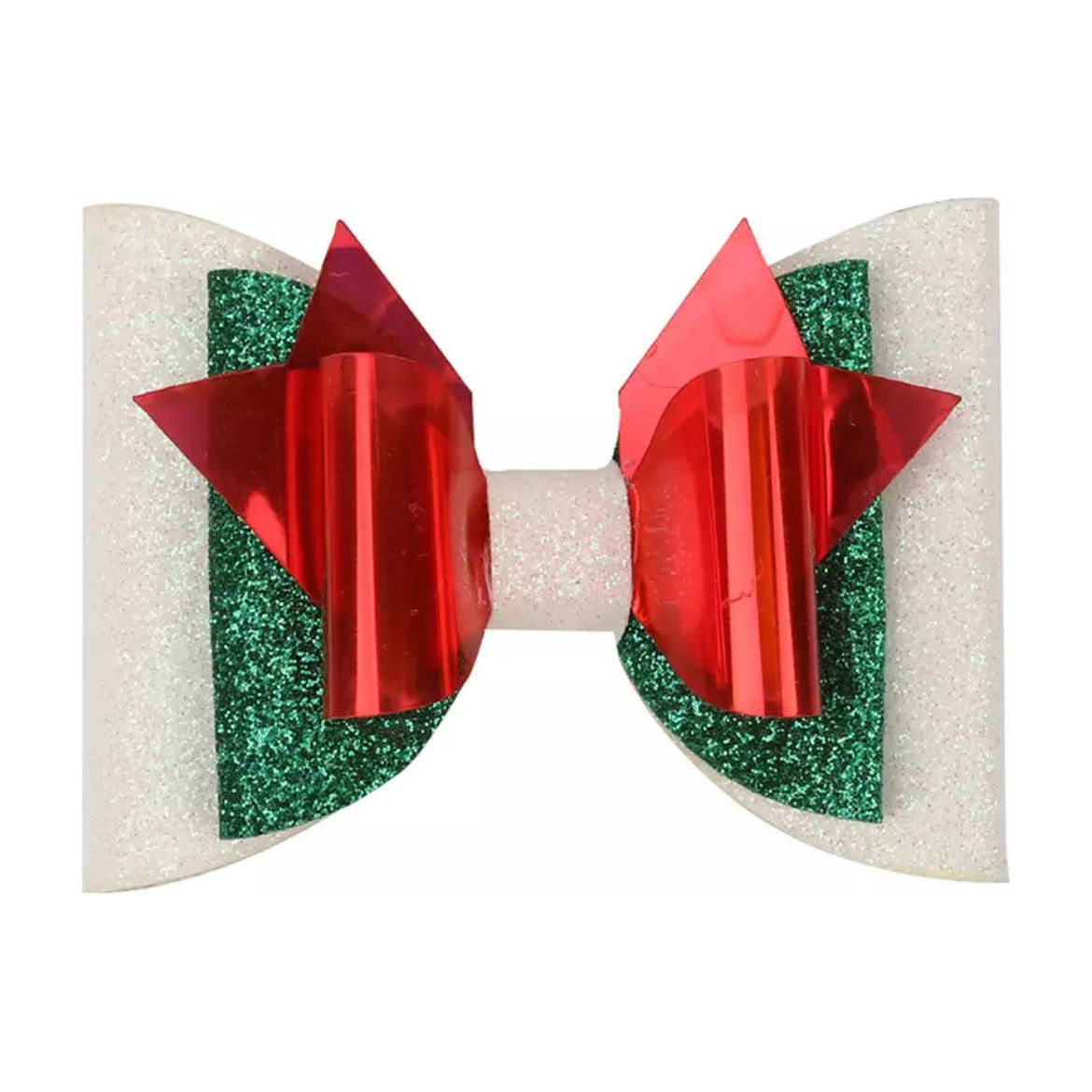 Christmas Hair Glitter Bows PEEK A BOO