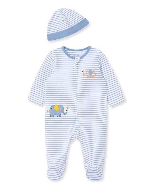 Elephant Footed One-Piece And Hat