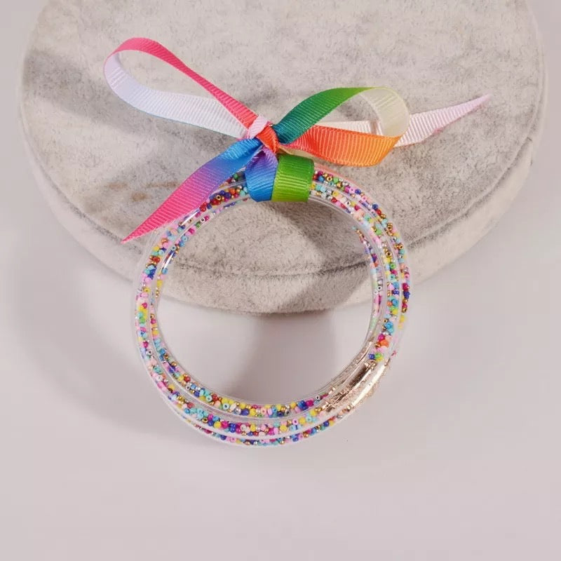 Large Beads Bangles PEEK A BOO
