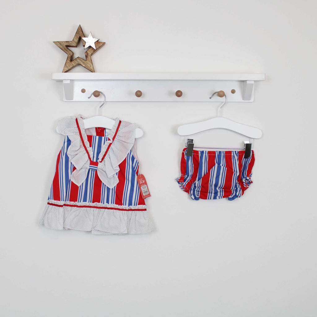 GIRLS DRESS WITH KNICKER PEEK A BOO