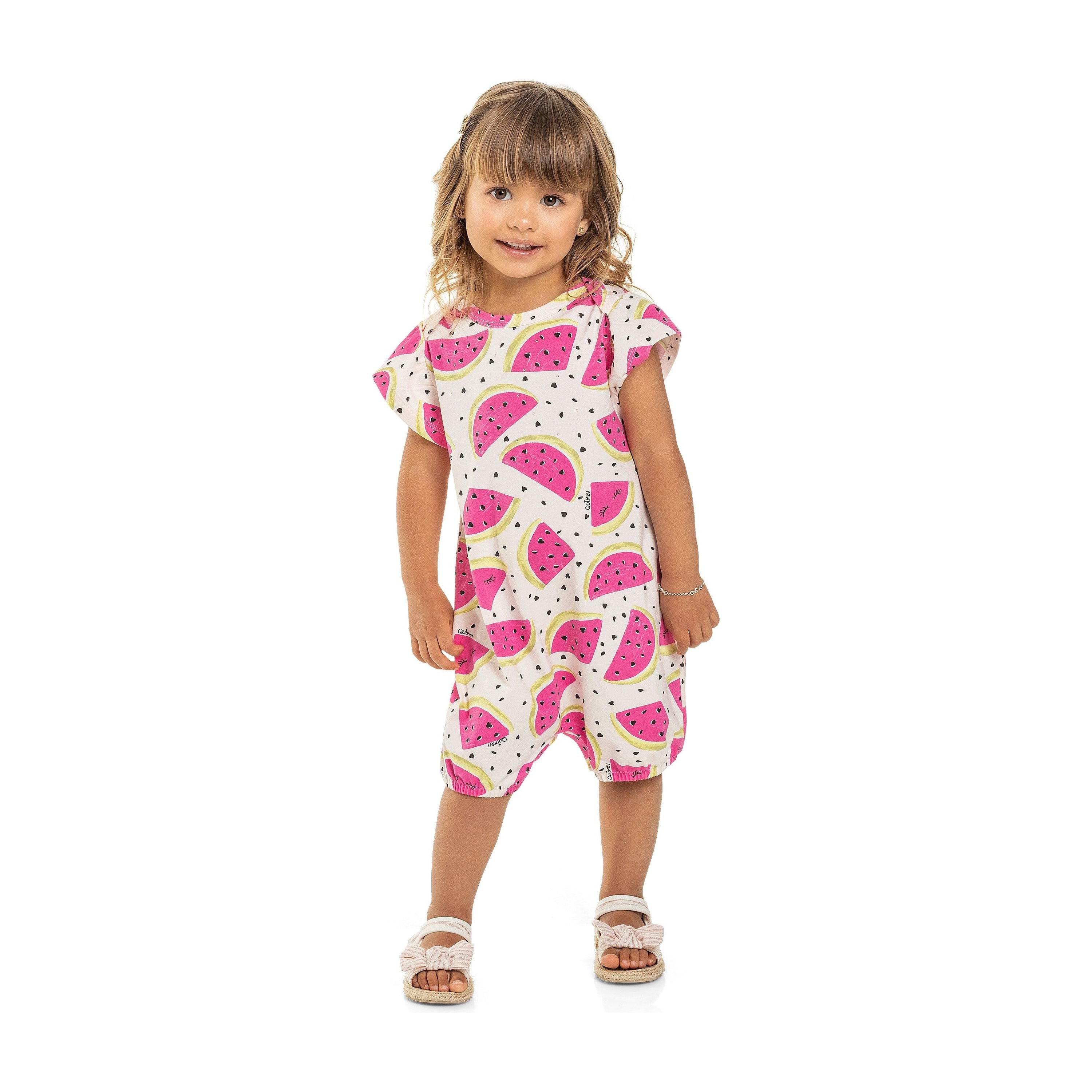 Watermelon Girls Romper PEEK A BOO