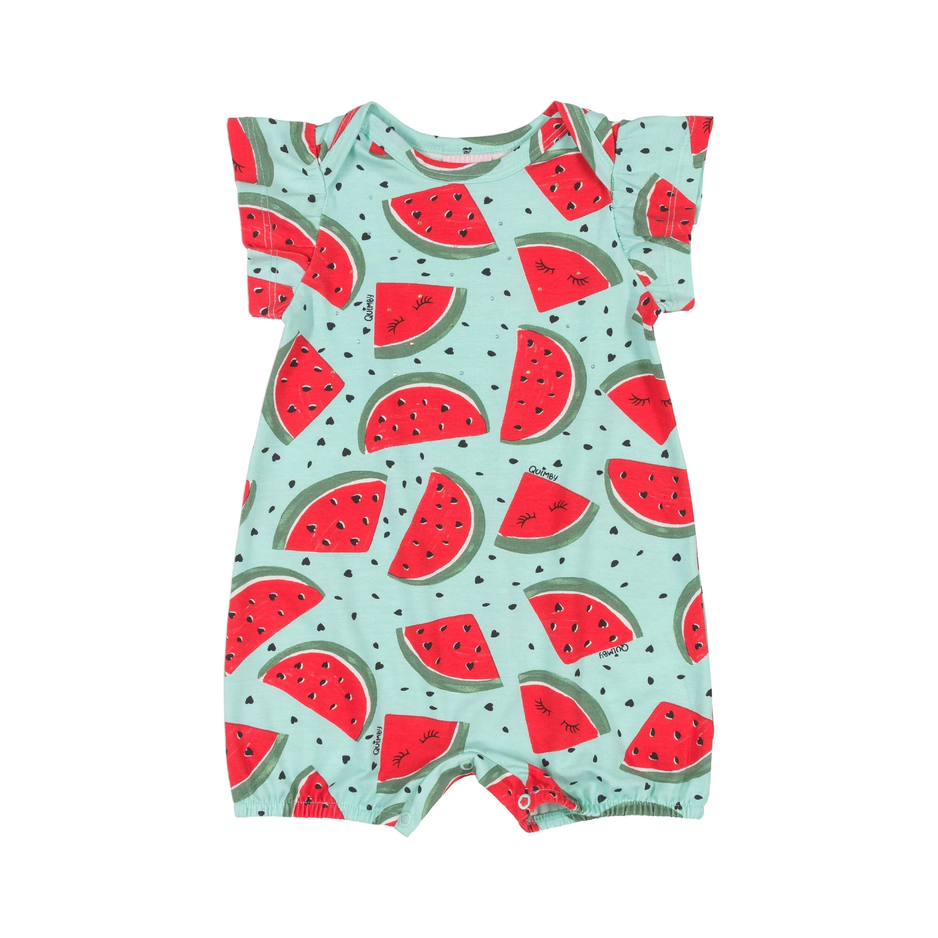 Watermelon Girls Romper PEEK A BOO