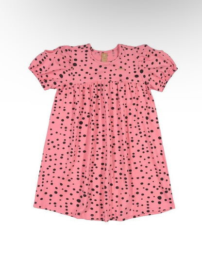 Polka Dots Pink Dress