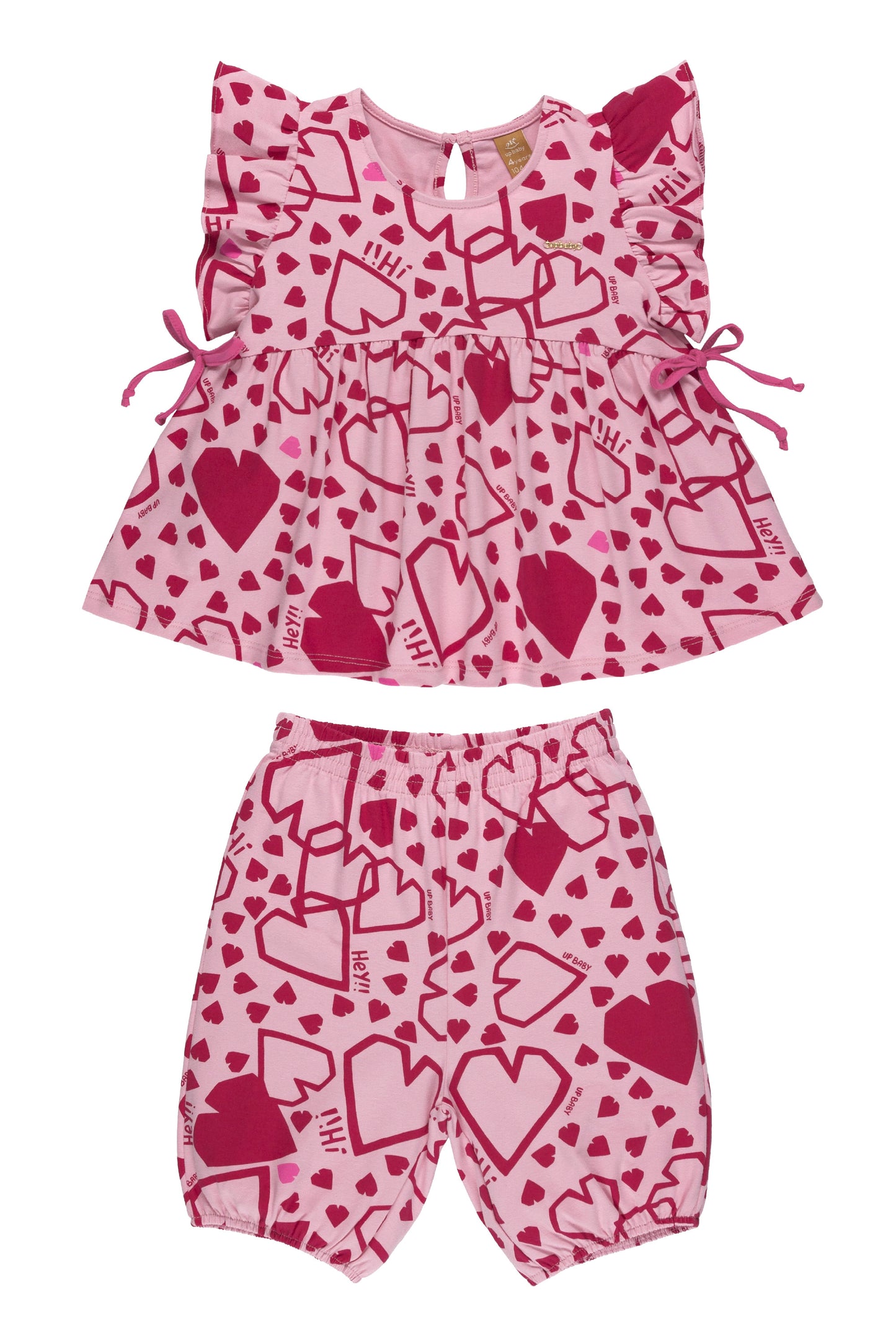 hearts all around pants set