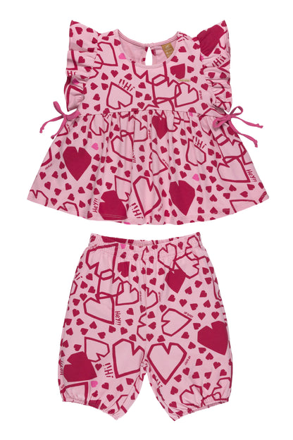 Hearts All Around Pants Set