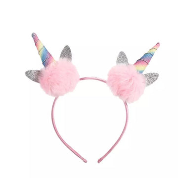 Unicorn Pom Pom Headband PEEK A BOO