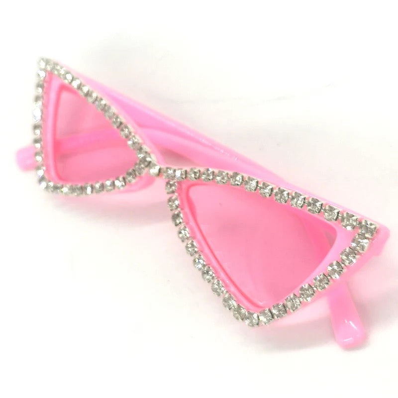 Cat Rhinestone Sunglasses PEEK A BOO