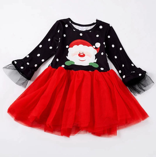 Black & Red Santa Tutu Dress