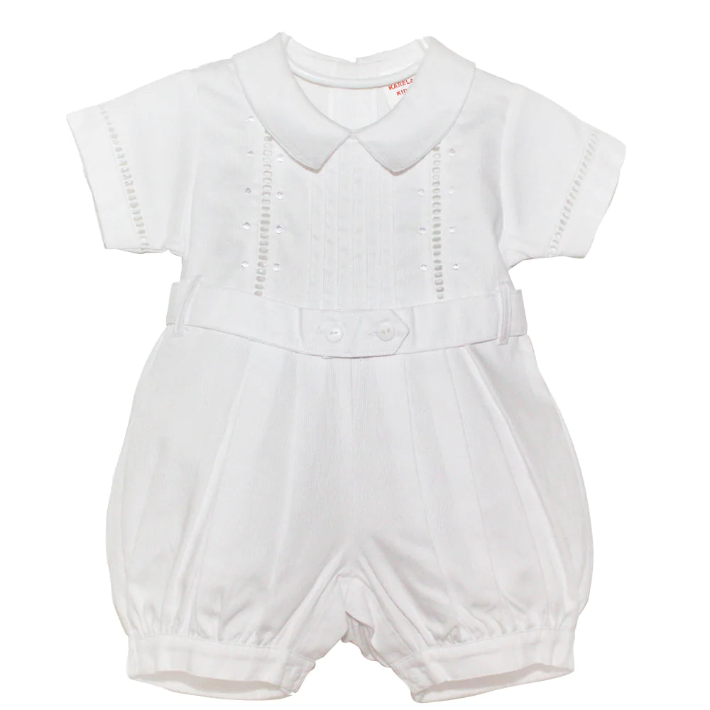 benjamin white romper