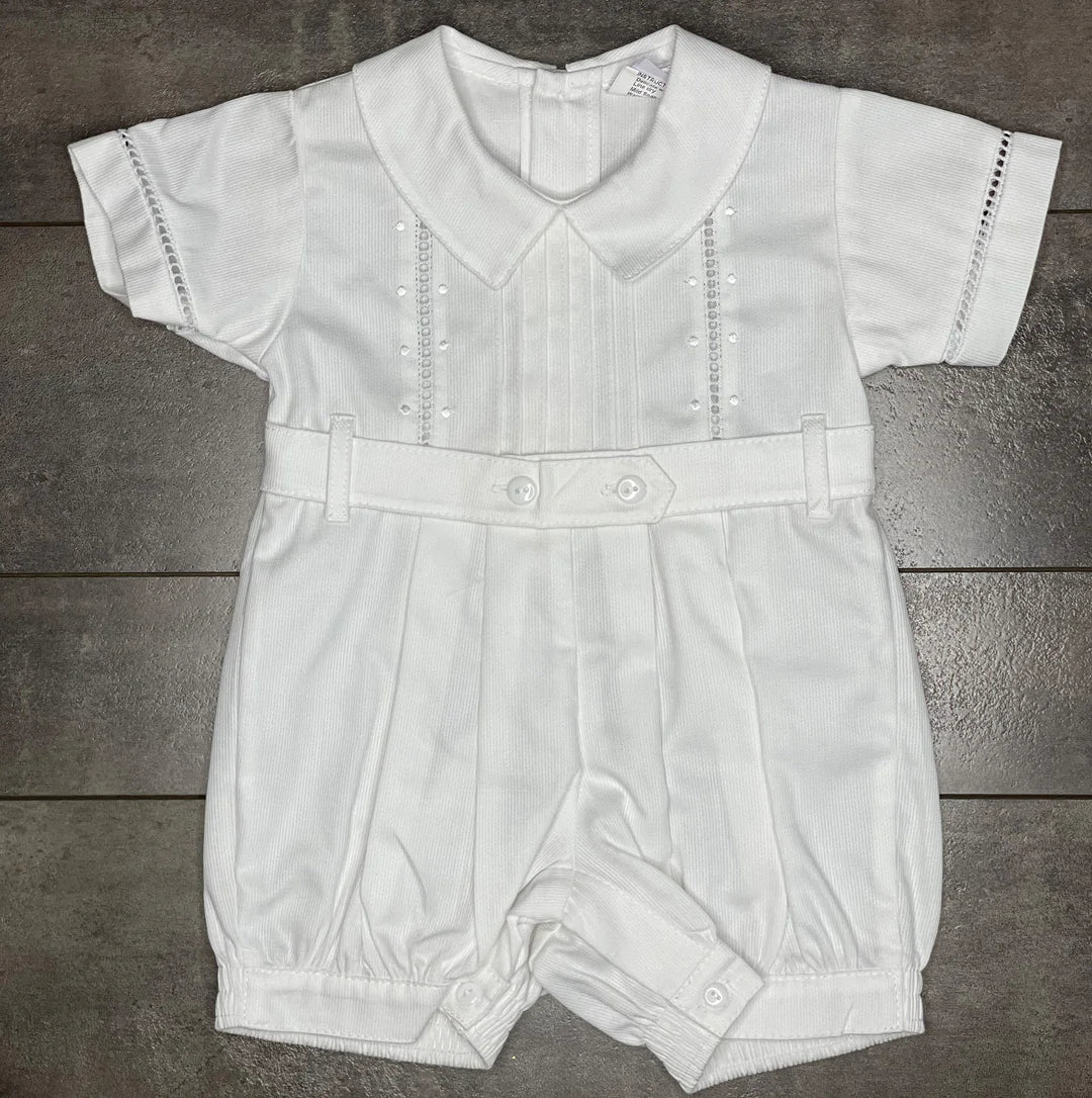 benjamin white romper