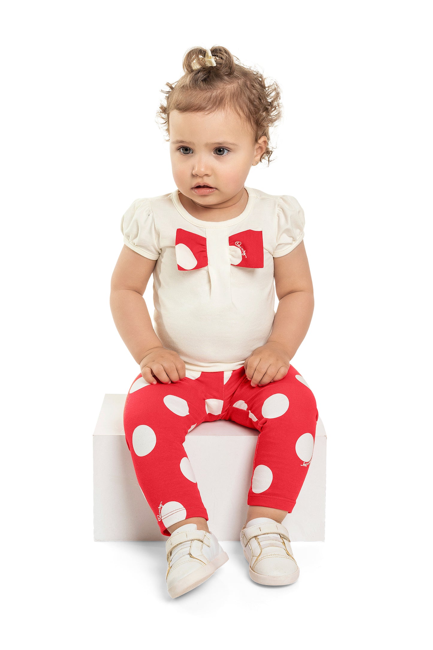 polka dots onesie