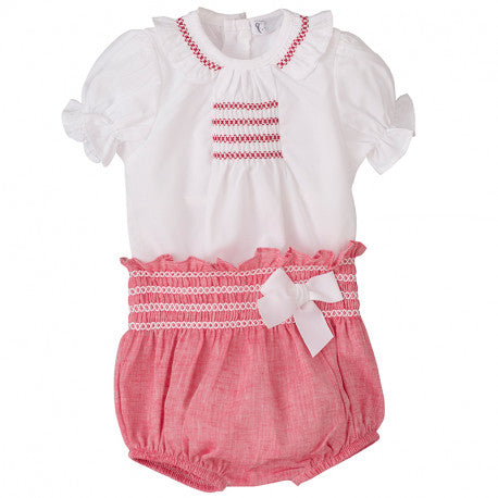 LAMPEDUSA Top And Nappy Cover pants And Bow