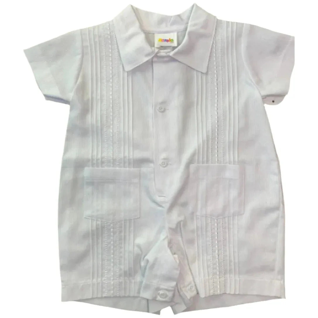 Baby Boy Guayabera PEEK A BOO
