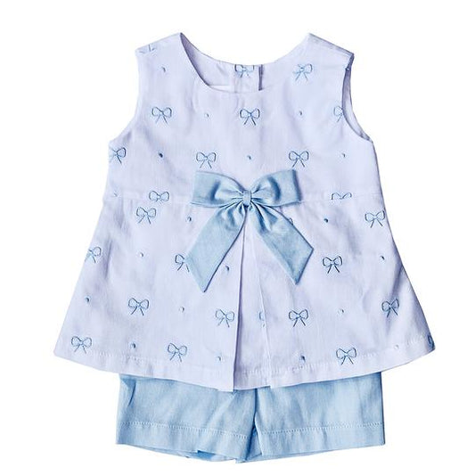 Karela Blue Pique Lyanne Set